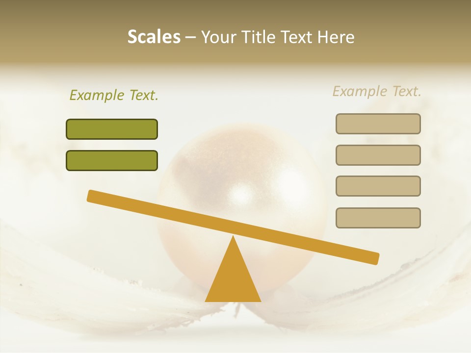 String Present Reflections PowerPoint Template