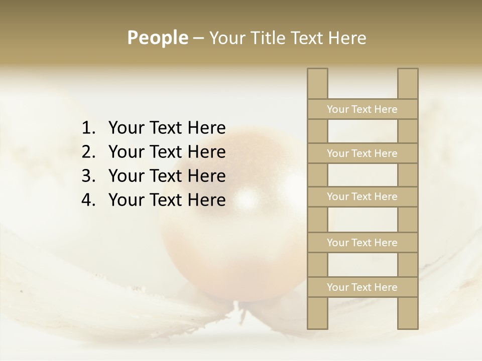 String Present Reflections PowerPoint Template