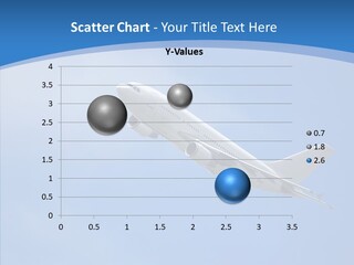 Transport Flying Airplane PowerPoint Template