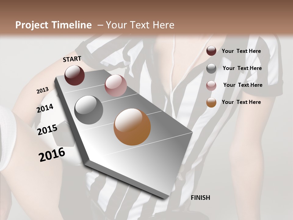 Bu Ine Board Figure PowerPoint Template