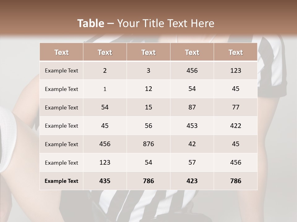 Bu Ine Board Figure PowerPoint Template