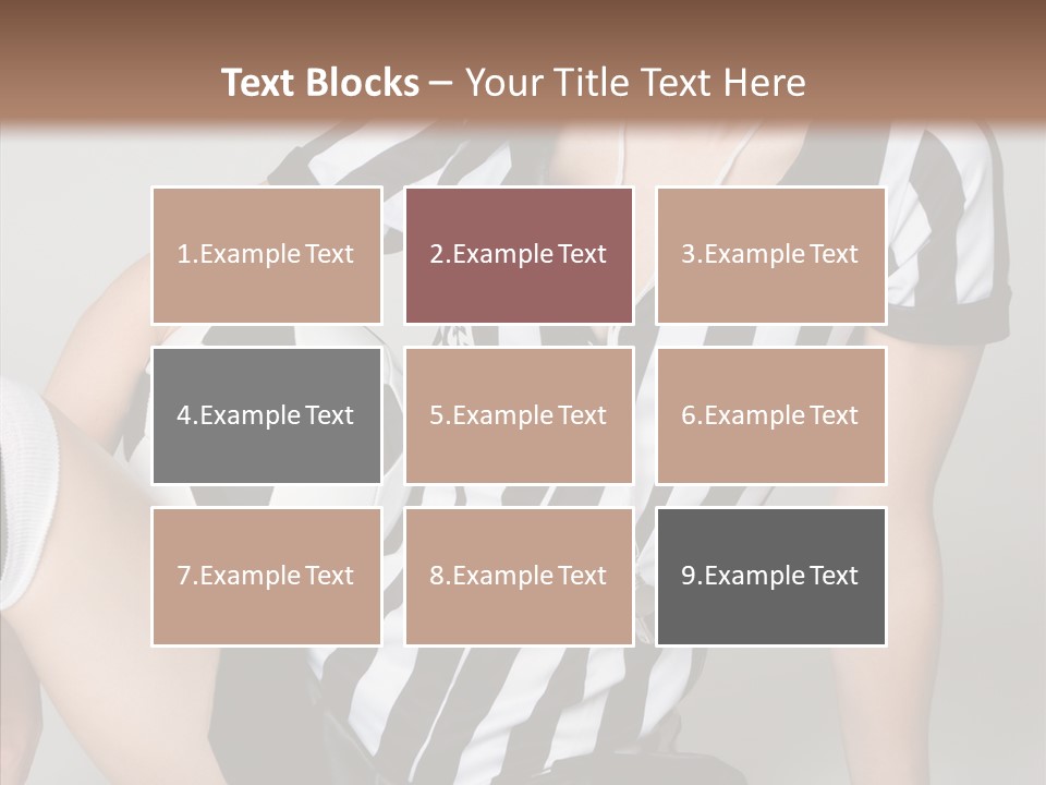 Bu Ine Board Figure PowerPoint Template