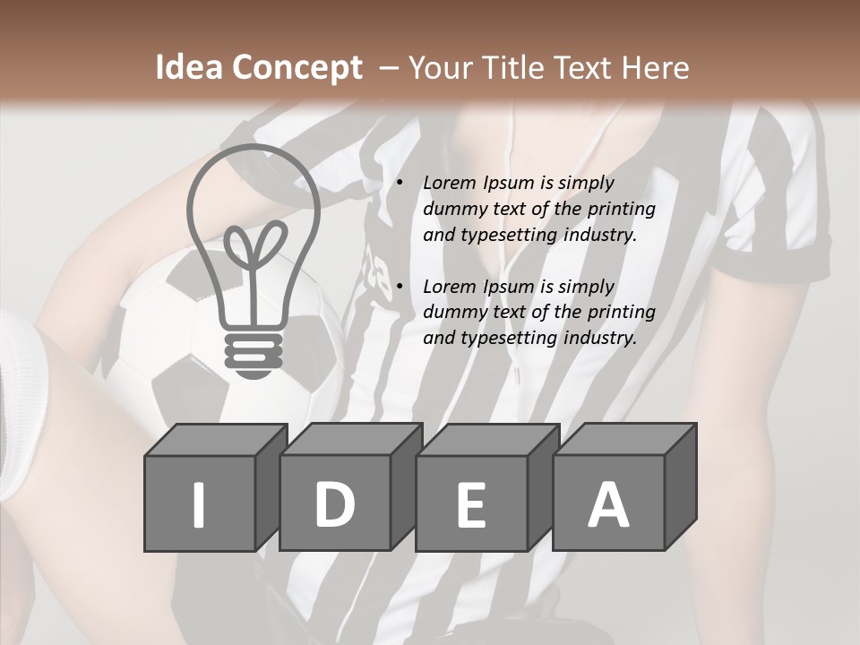 Bu Ine Board Figure PowerPoint Template