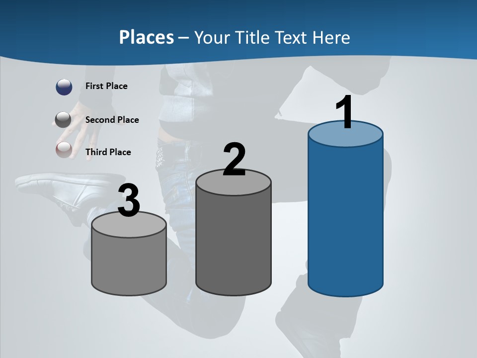 Hip Hop Motion Breakdancer PowerPoint Template