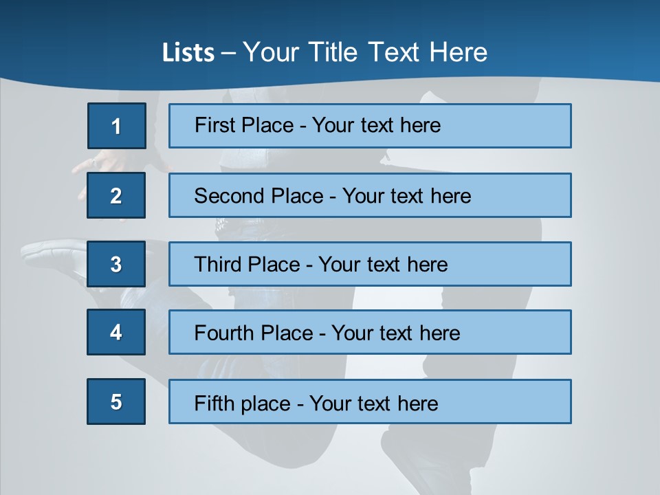 Hip Hop Motion Breakdancer PowerPoint Template