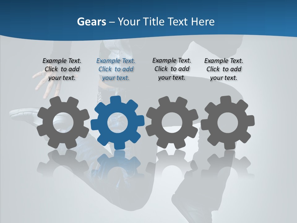 Hip Hop Motion Breakdancer PowerPoint Template