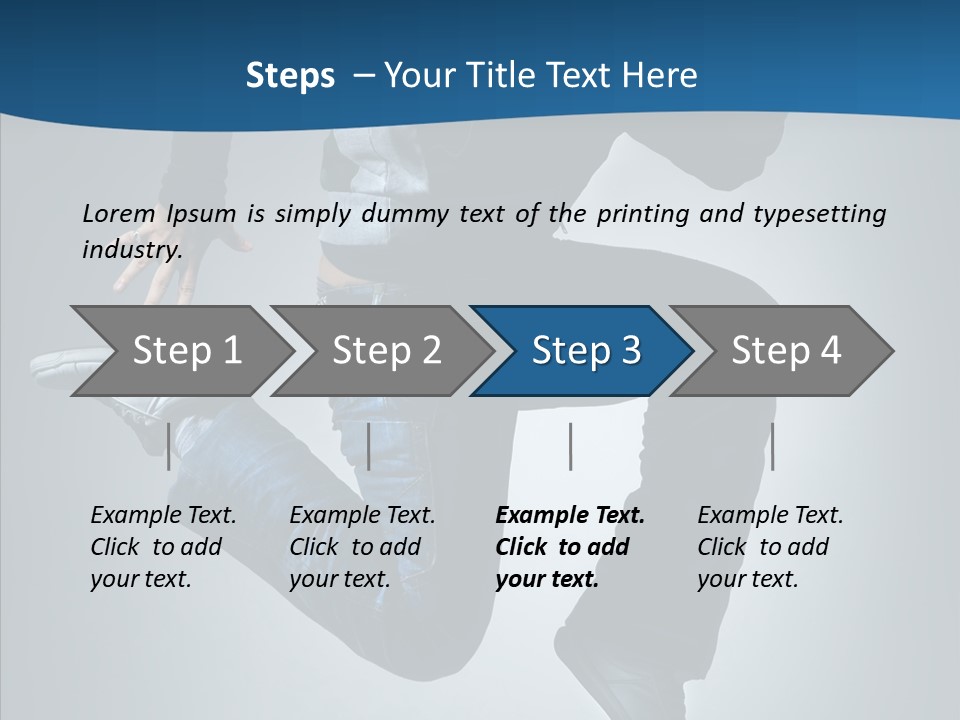 Hip Hop Motion Breakdancer PowerPoint Template