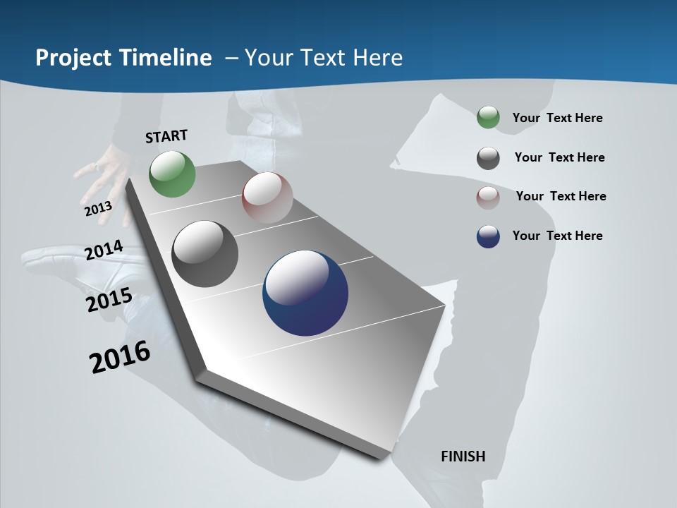 Hip Hop Motion Breakdancer PowerPoint Template