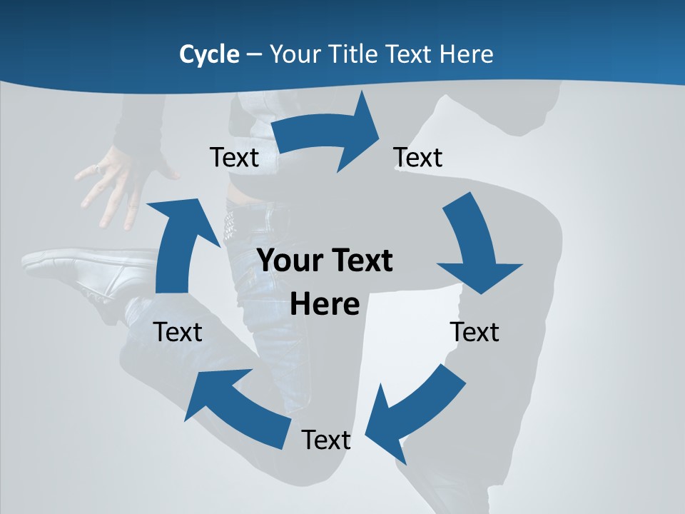 Hip Hop Motion Breakdancer PowerPoint Template