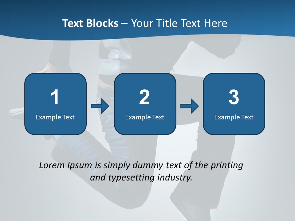 Hip Hop Motion Breakdancer PowerPoint Template