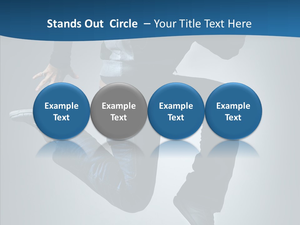 Hip Hop Motion Breakdancer PowerPoint Template