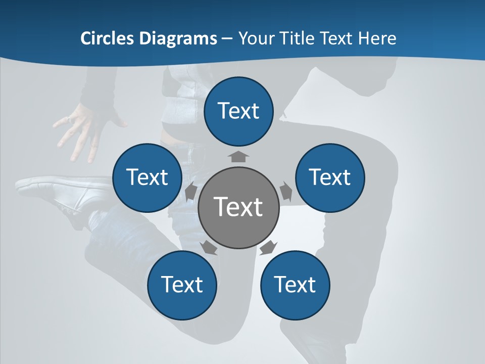 Hip Hop Motion Breakdancer PowerPoint Template