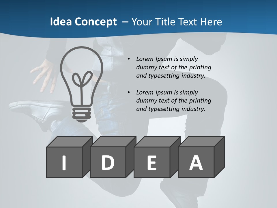 Hip Hop Motion Breakdancer PowerPoint Template