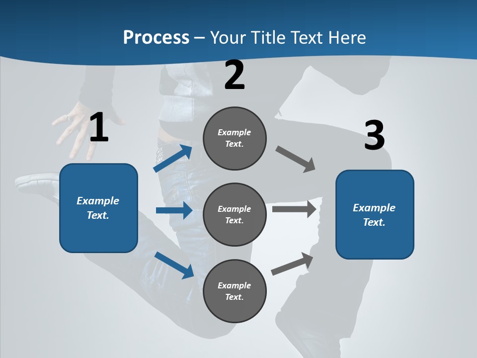 Hip Hop Motion Breakdancer PowerPoint Template