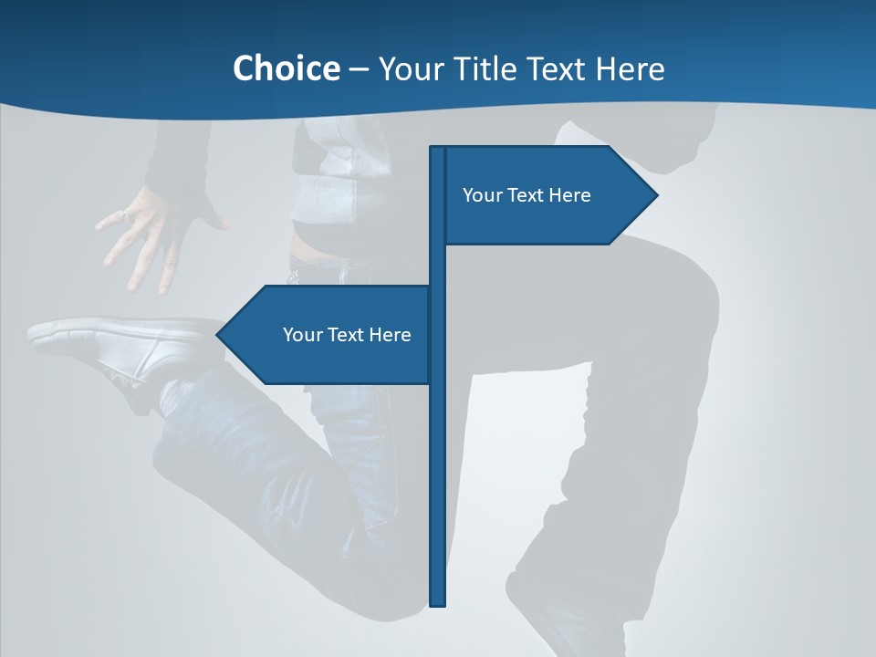 Hip Hop Motion Breakdancer PowerPoint Template