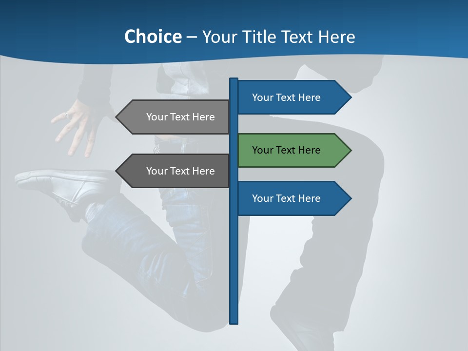 Hip Hop Motion Breakdancer PowerPoint Template