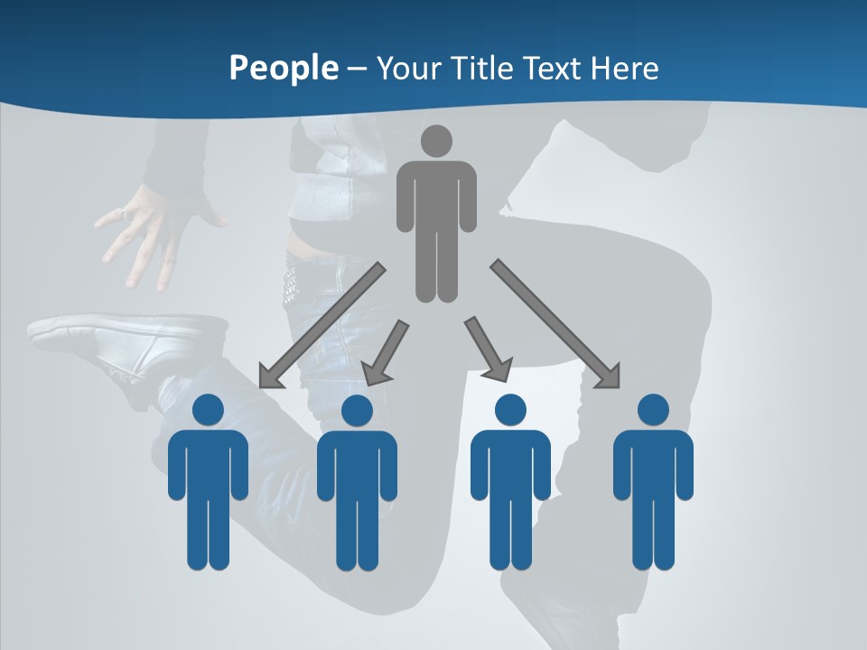 Hip Hop Motion Breakdancer PowerPoint Template