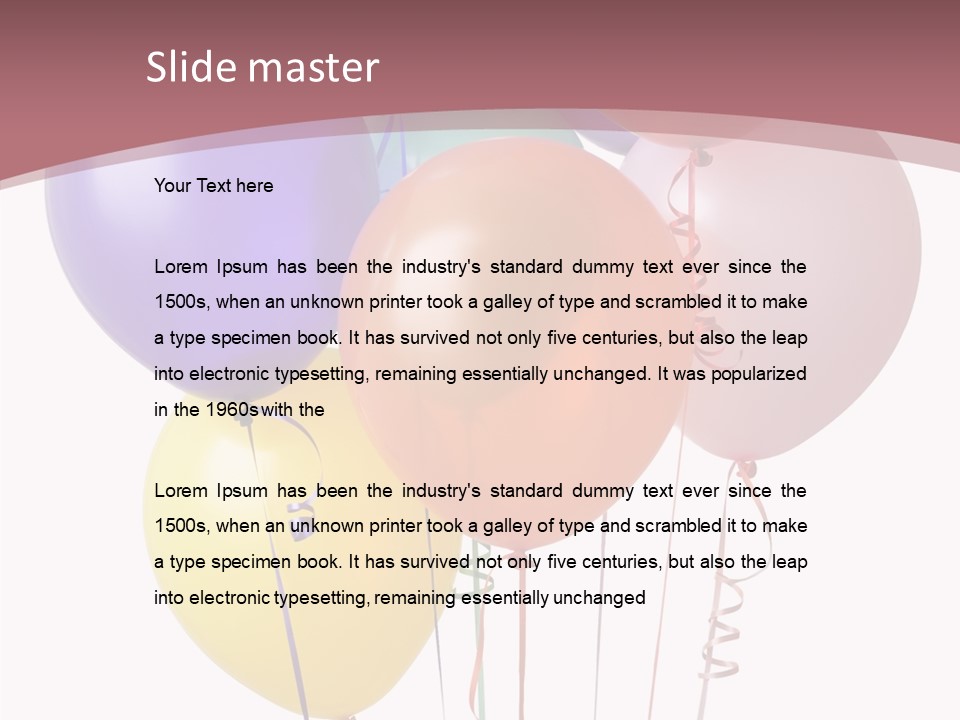 Celebration Party Happy PowerPoint Template