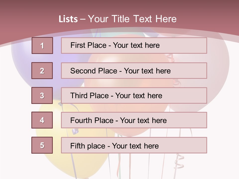 Celebration Party Happy PowerPoint Template