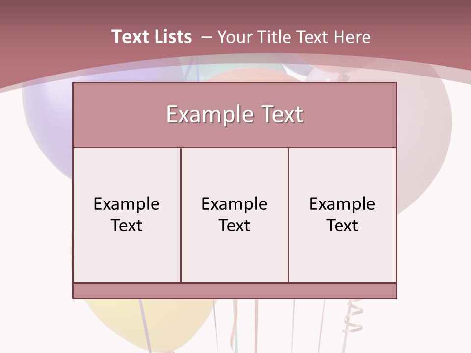 Celebration Party Happy PowerPoint Template