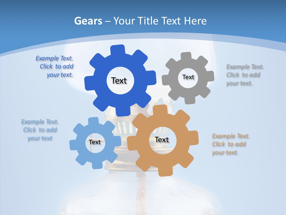 Old Brass Light PowerPoint Template