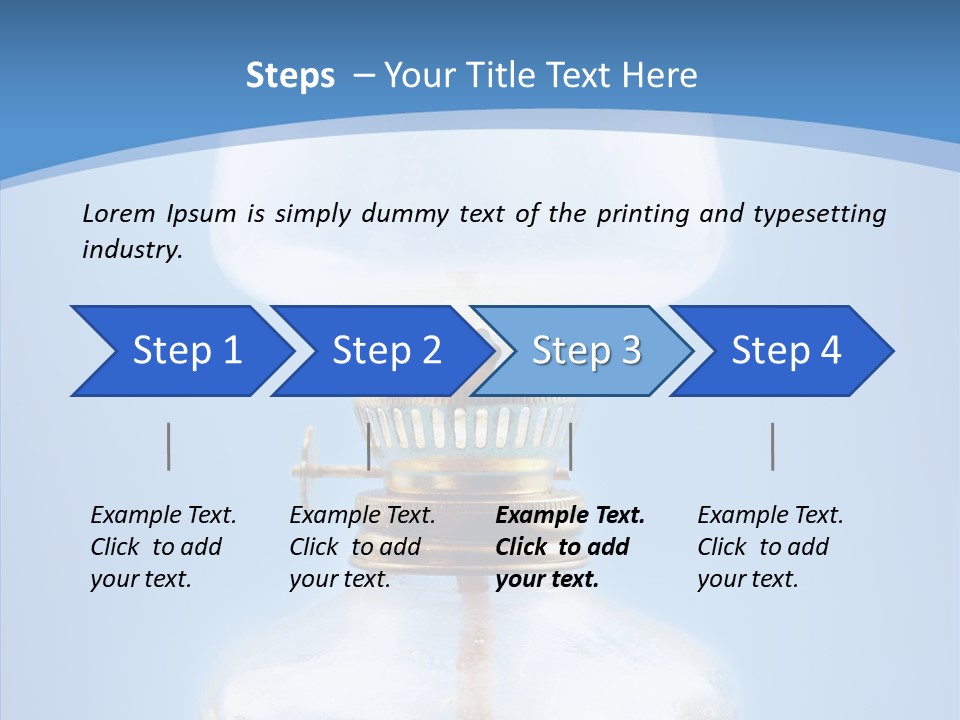 Old Brass Light PowerPoint Template