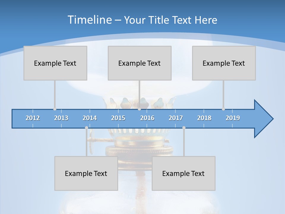 Old Brass Light PowerPoint Template