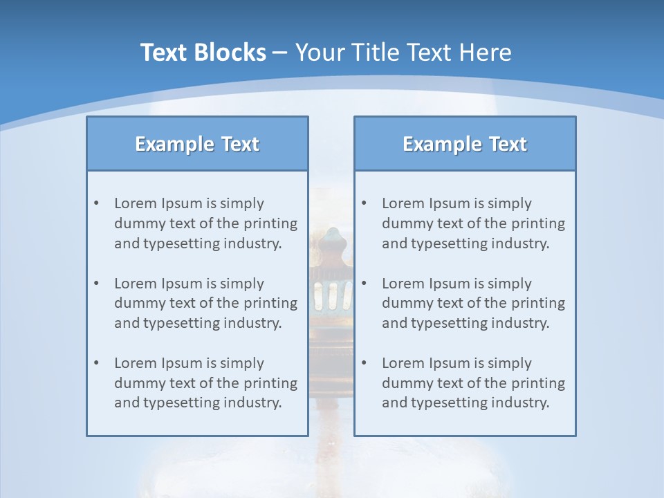 Old Brass Light PowerPoint Template