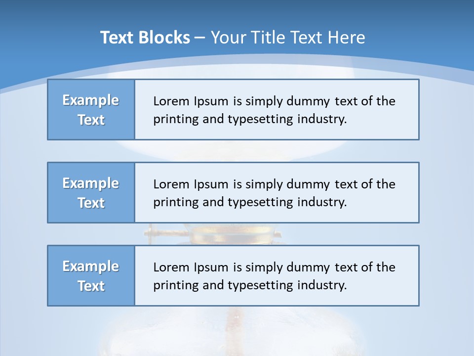 Old Brass Light PowerPoint Template