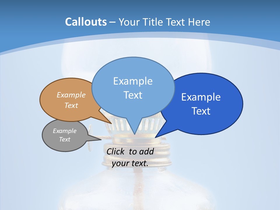 Old Brass Light PowerPoint Template