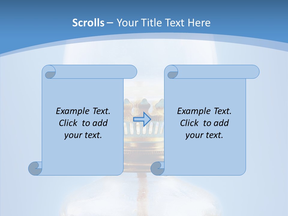 Old Brass Light PowerPoint Template