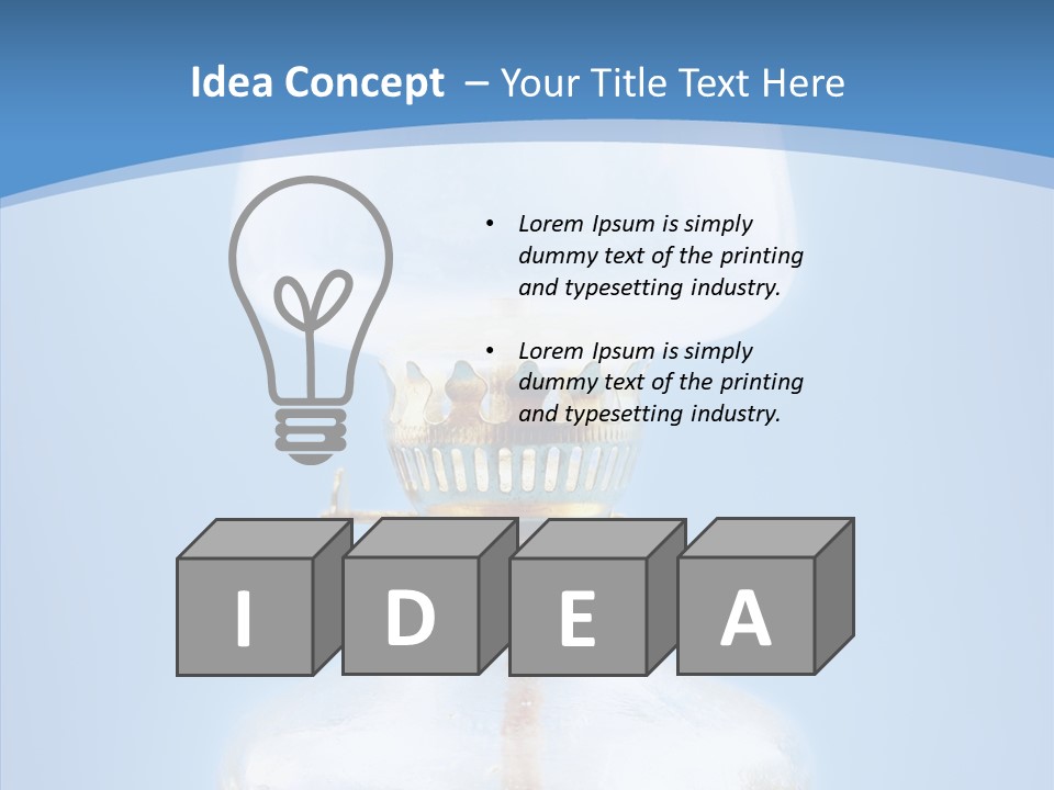 Old Brass Light PowerPoint Template