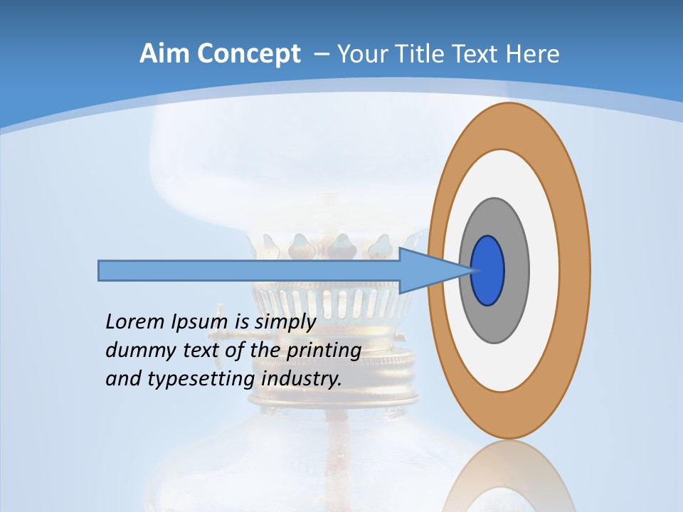 Old Brass Light PowerPoint Template