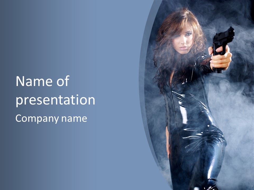 Gangster  Action PowerPoint Template