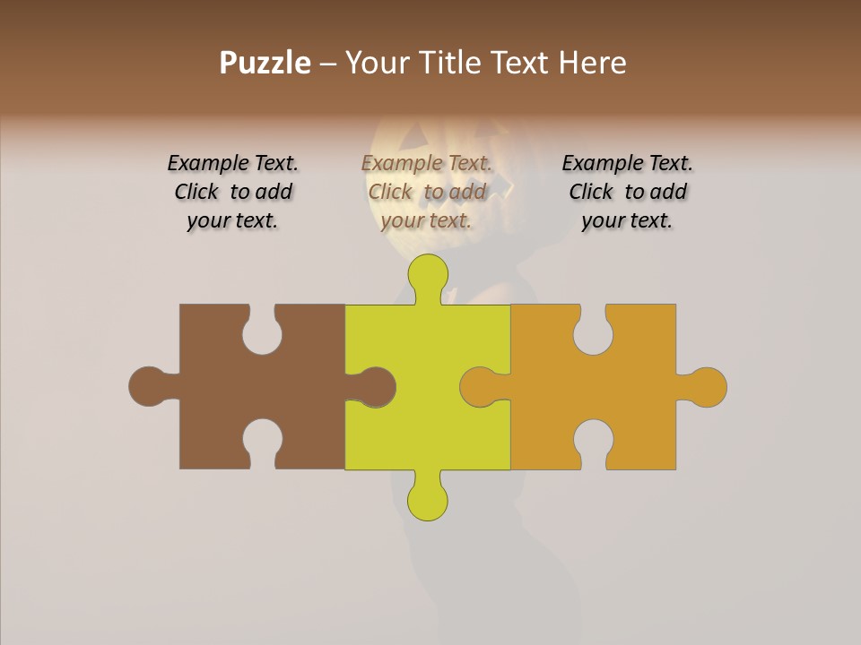 Laces Horror Postcard PowerPoint Template