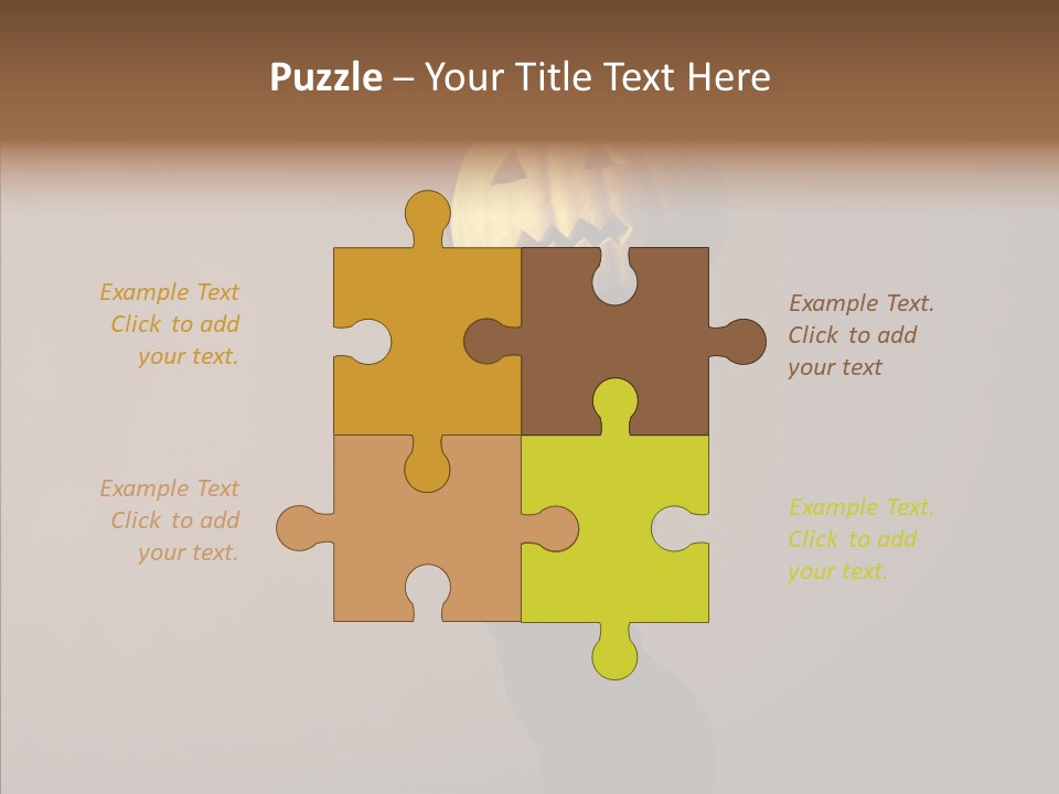 Laces Horror Postcard PowerPoint Template