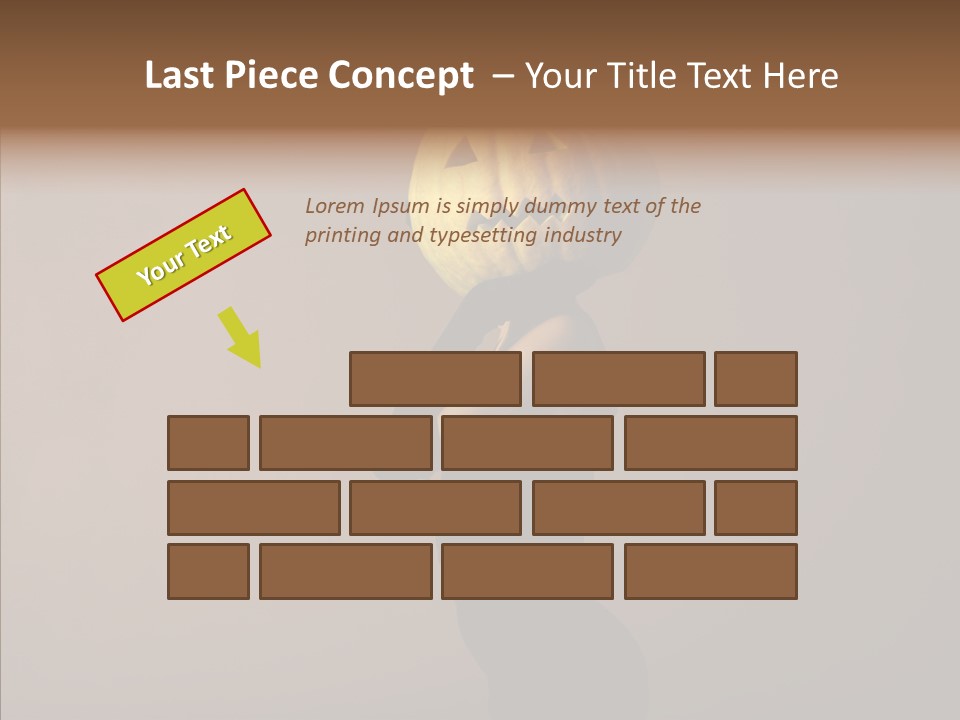 Laces Horror Postcard PowerPoint Template