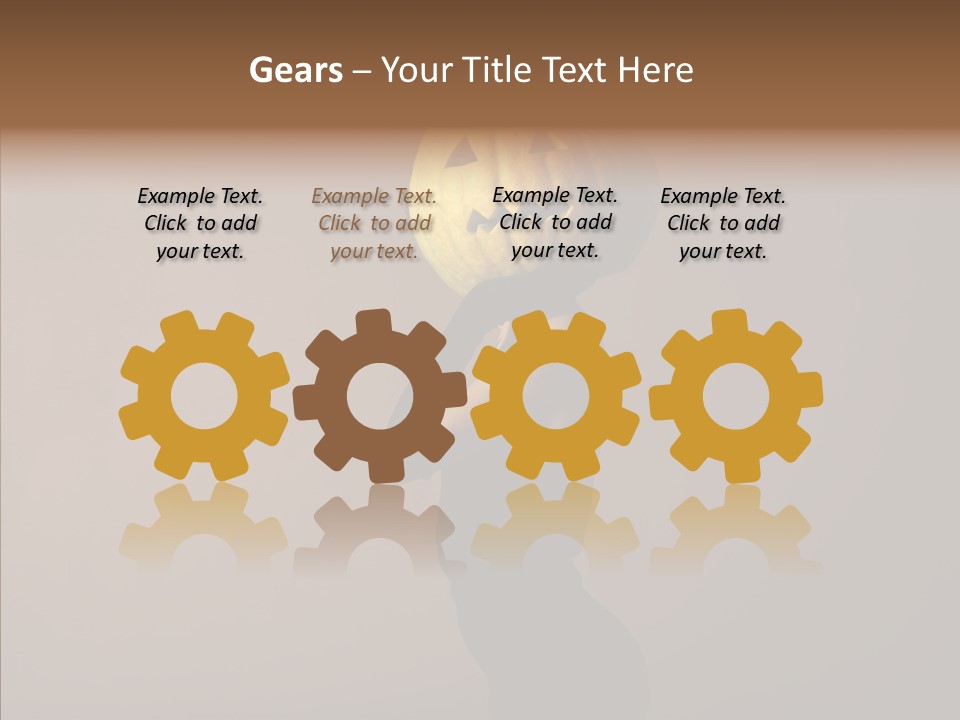 Laces Horror Postcard PowerPoint Template