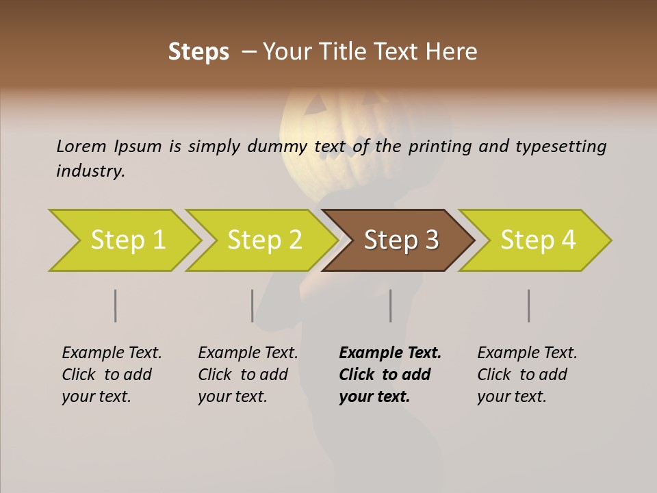 Laces Horror Postcard PowerPoint Template