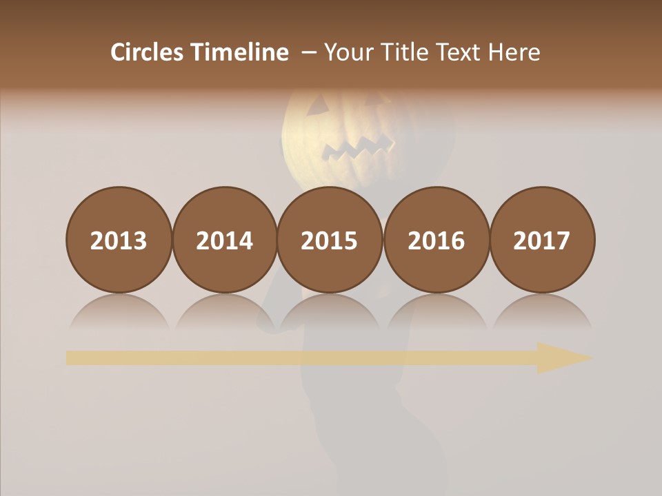 Laces Horror Postcard PowerPoint Template