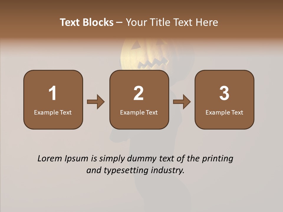 Laces Horror Postcard PowerPoint Template