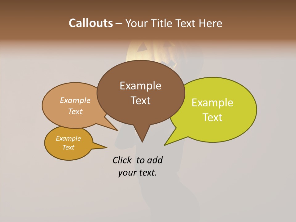 Laces Horror Postcard PowerPoint Template