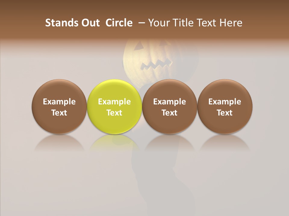 Laces Horror Postcard PowerPoint Template