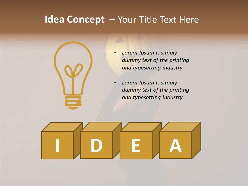 Laces Horror Postcard PowerPoint Template