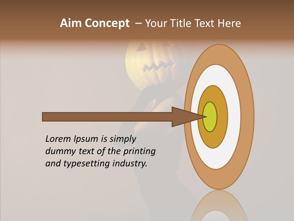 Laces Horror Postcard PowerPoint Template