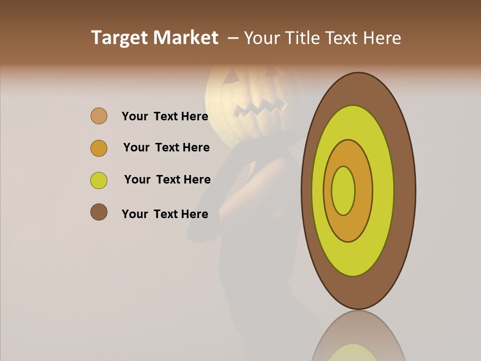 Laces Horror Postcard PowerPoint Template