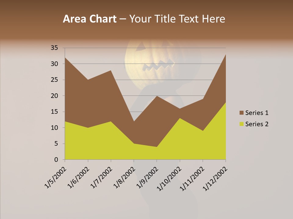 Laces Horror Postcard PowerPoint Template