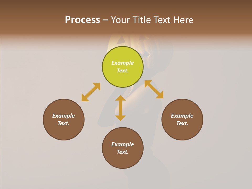 Laces Horror Postcard PowerPoint Template