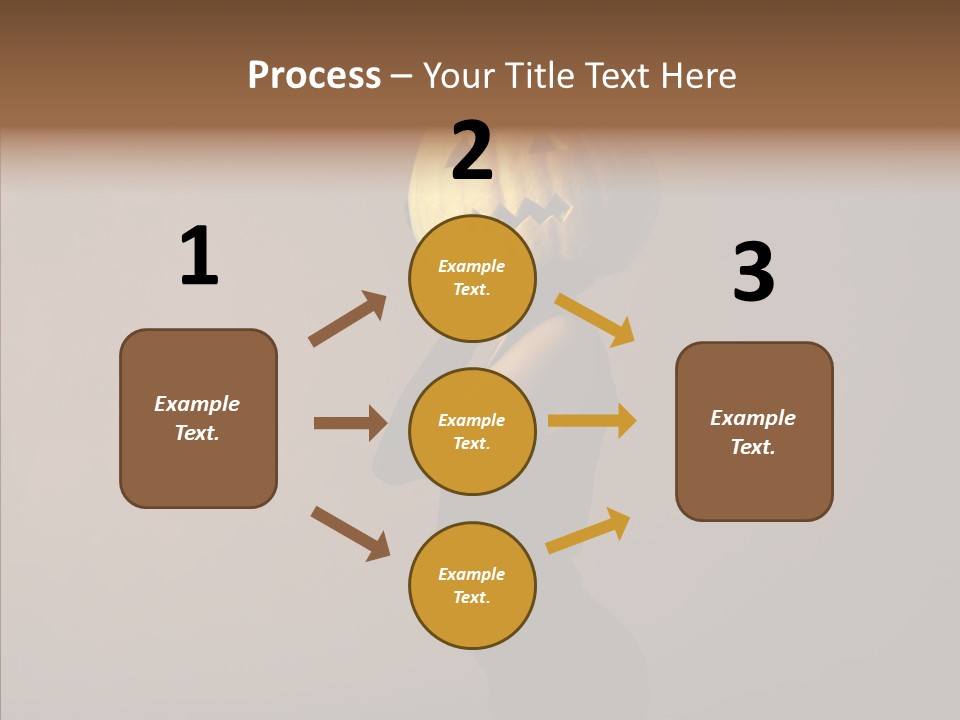 Laces Horror Postcard PowerPoint Template