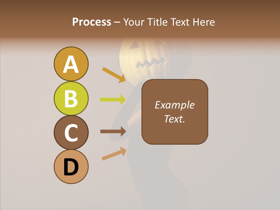 Laces Horror Postcard PowerPoint Template